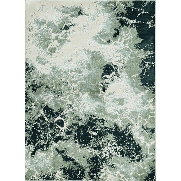 Palacedesigns Polyester Silver Area Rug - 6 ft. 7 in. x 9 ft. 6 in. PA3657266 - main